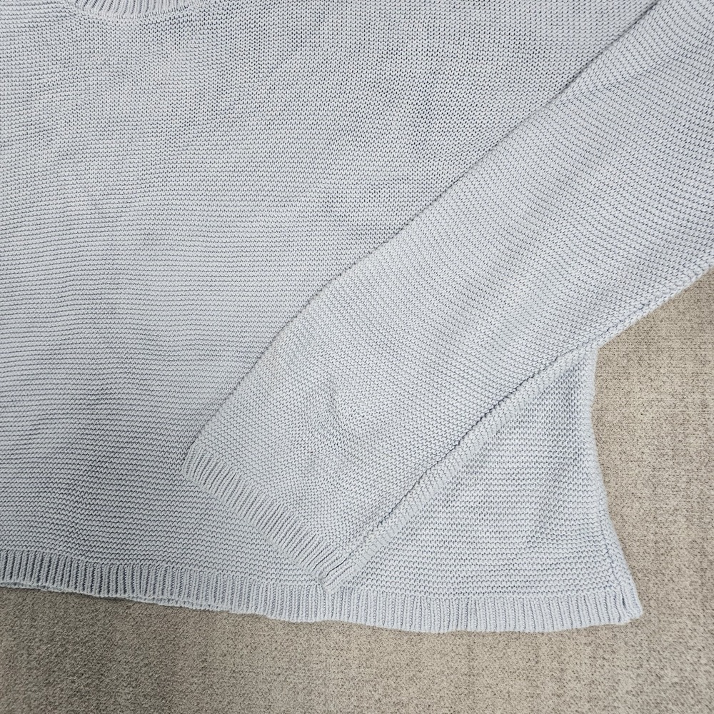 Moon and Madison Cropped  Sweater Baby Blue  Size Large - Picture 4 of 13